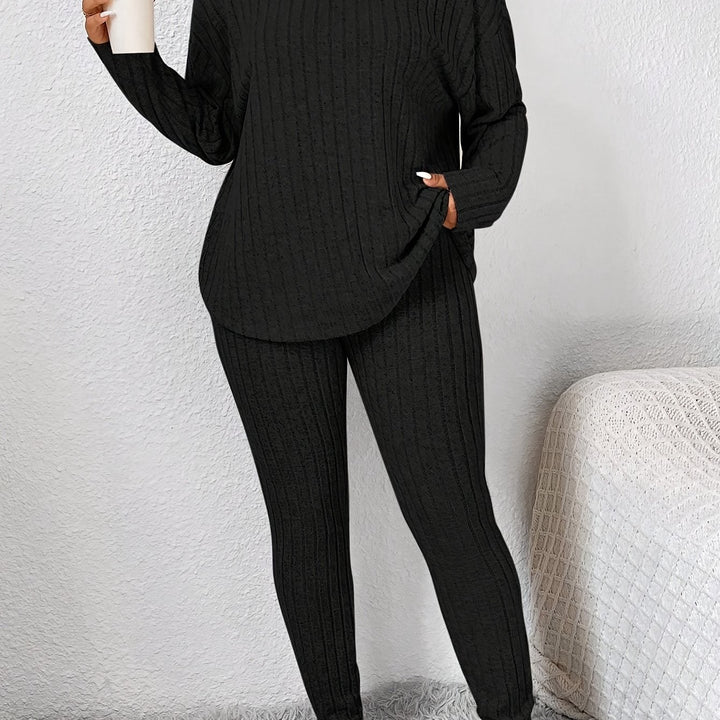 Marlowe | Ribbed Lounge Two-Piece Set