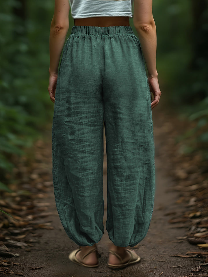 Maya | Relaxed Drawstring Harem Trousers