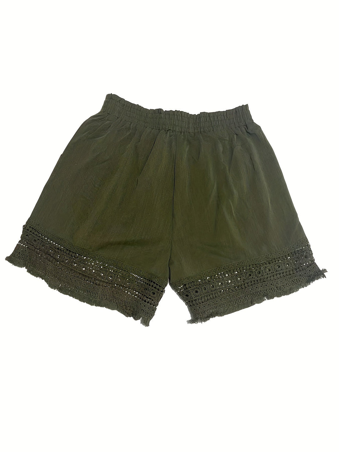 Lydia | Lace-Trim Relaxed Summer Shorts