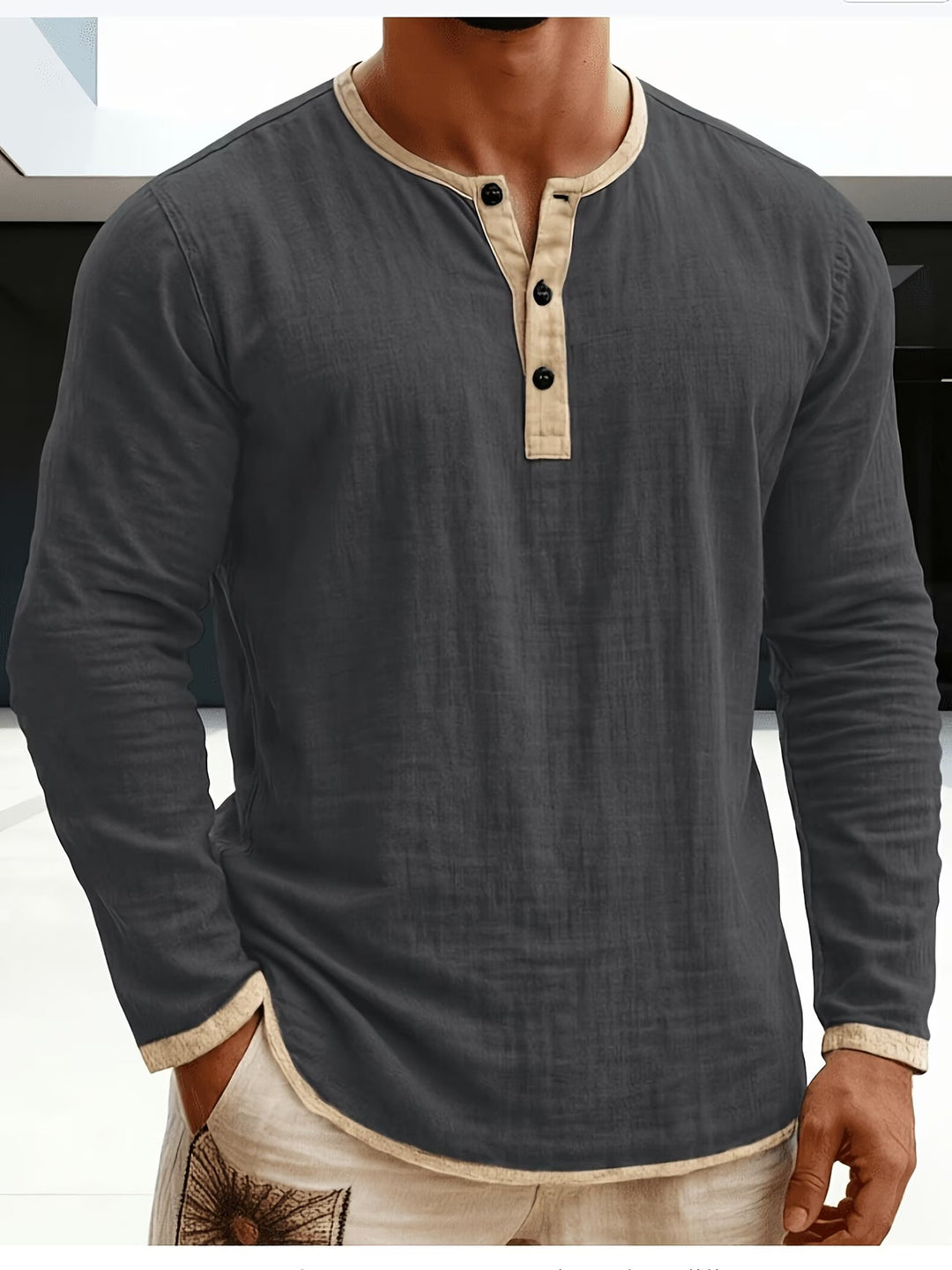 Henry | Classic Long Sleeve Button Shirt