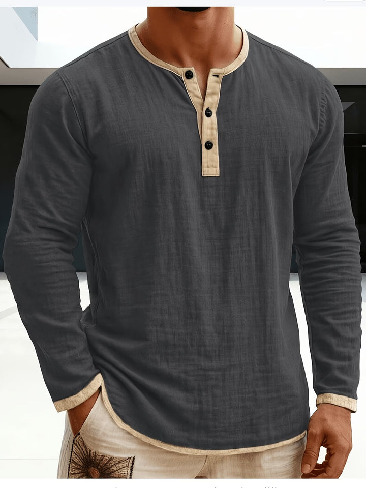 Henry | Classic Long Sleeve Button Shirt
