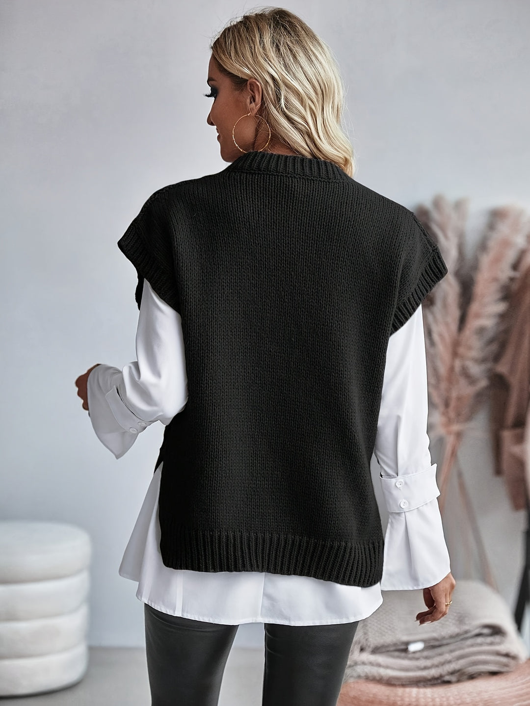 Rosetta | Cable-Knit Sweater Vest
