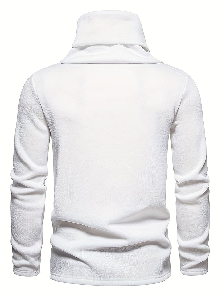 Marcus | Slouchy Cowl-Neck Button-Detail Sweater