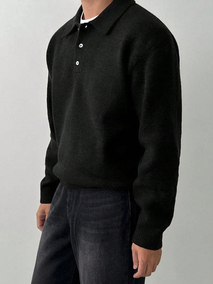 Rowan | Polo Collar Knit Sweater
