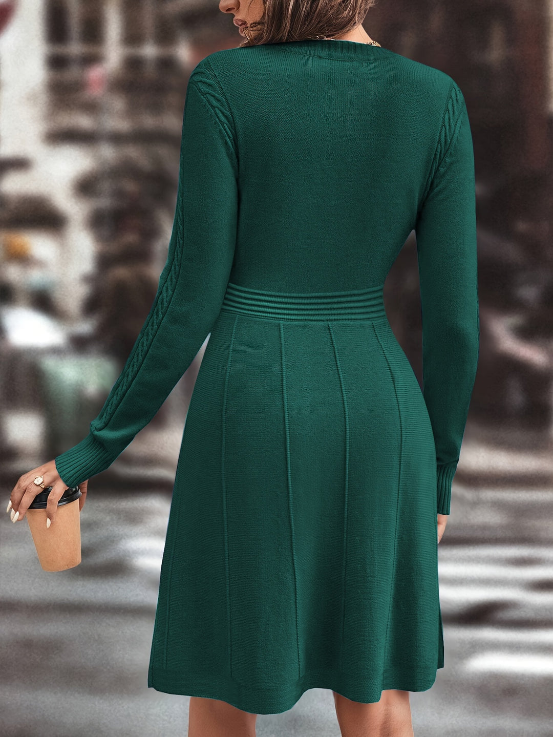 Rosalind | Refined A-Line Knit Dress