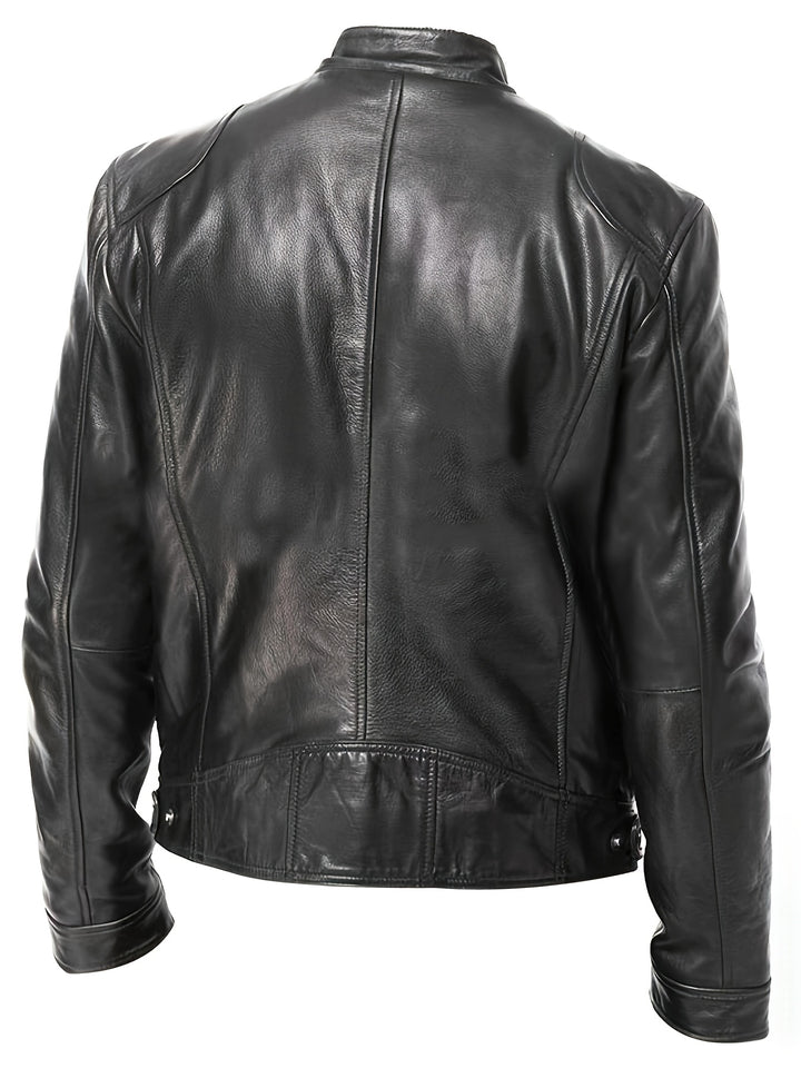 Crawford | Stand-Collar Moto Jacket