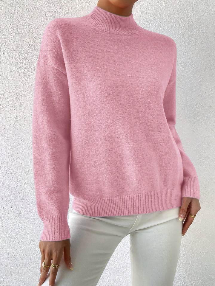 Lucille | Cozy Mock Neck Sweater