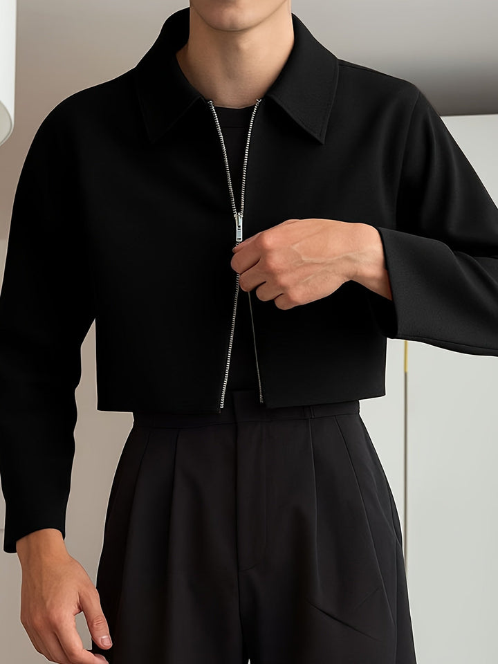 Quentin | Cropped Zip-Up Jacket