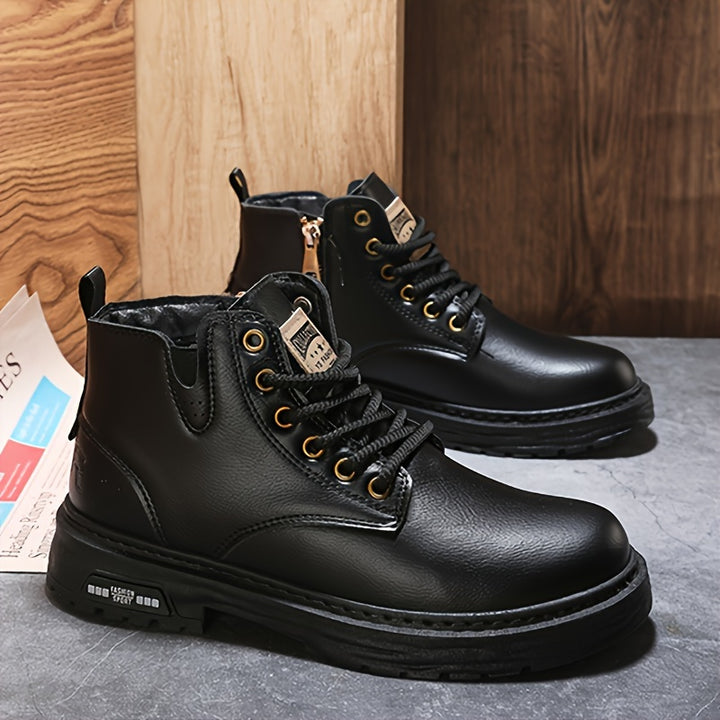 Alistair | Rugged Lace-Up High-Top Boots