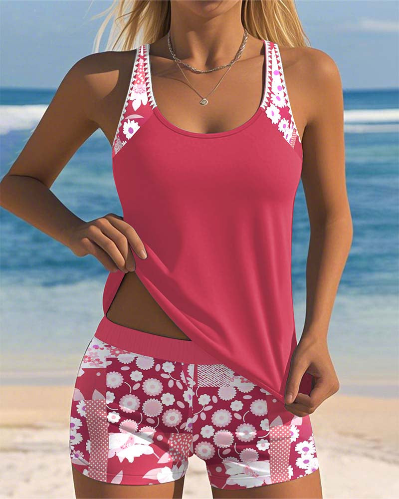 Jessica | Trendy Printed Swimsuit Set