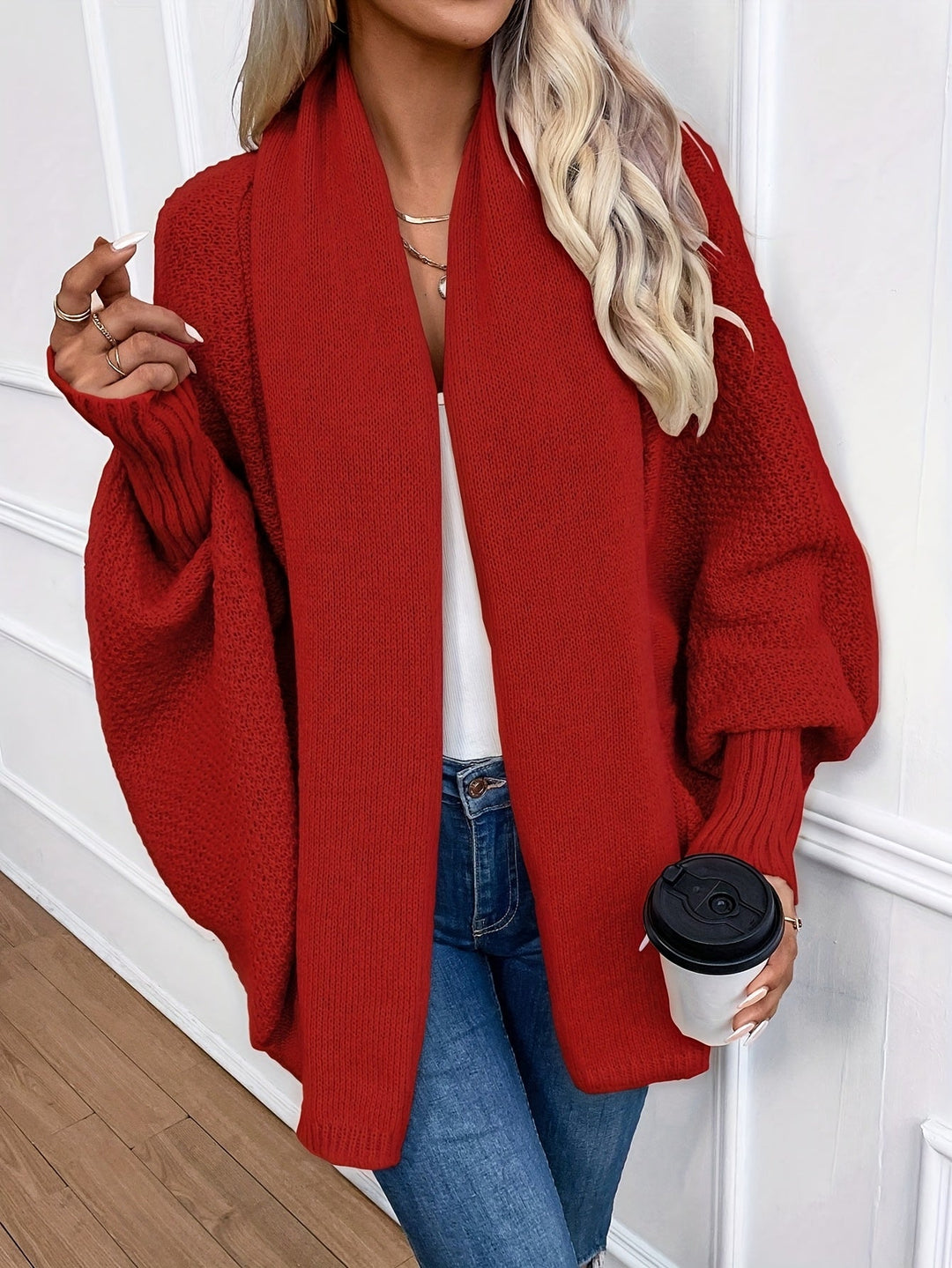 Rosalyn | Draped Shawl-Collar Cardigan
