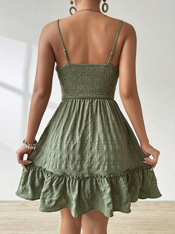 Sienna | Ruffle Hem Mini Dress