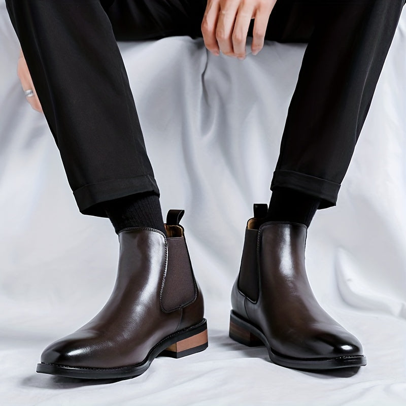Percy | Refined Pointed Chelsea Boots