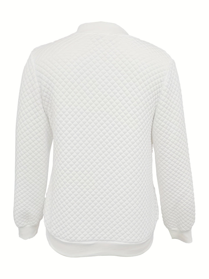Rowena | Textured Zip-Front Jacket