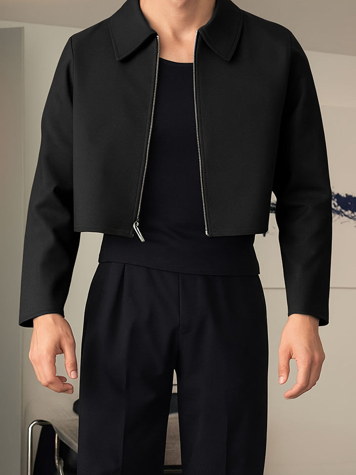 Quentin | Cropped Zip-Up Jacket