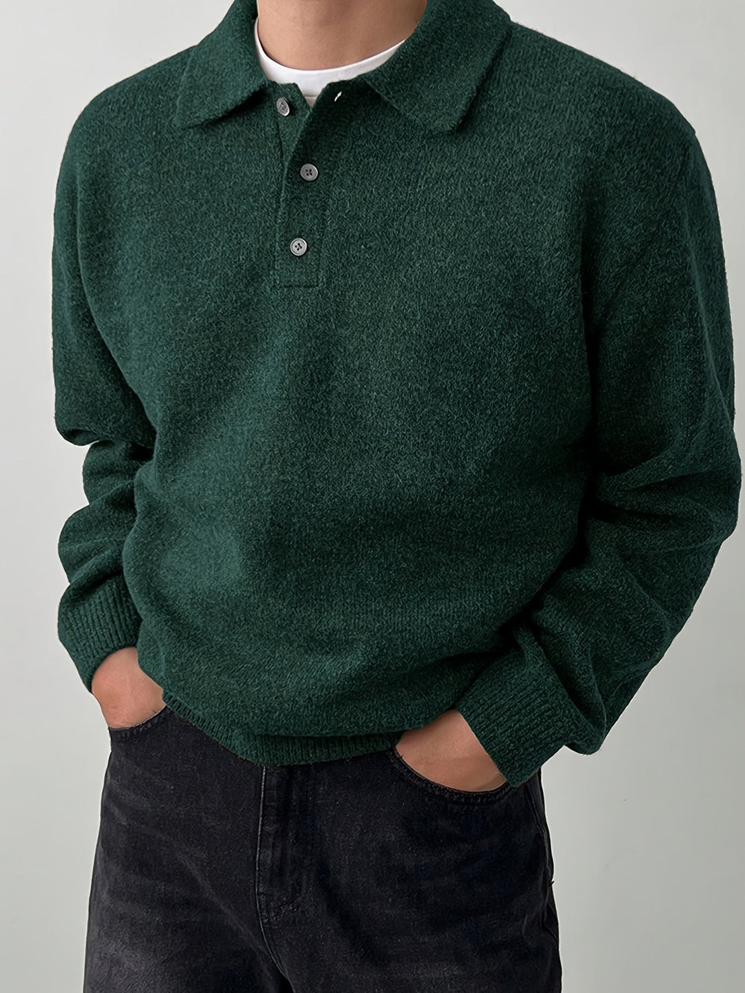 Rowan | Polo Collar Knit Sweater