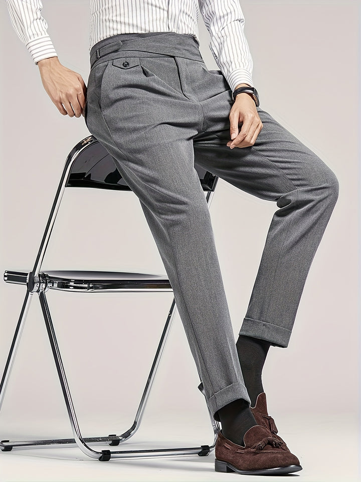 Xavier | Tailored Pleated Pants