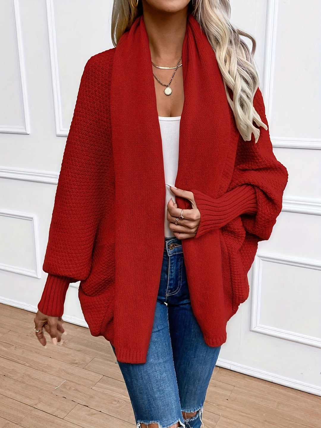 Rosalyn | Draped Shawl-Collar Cardigan