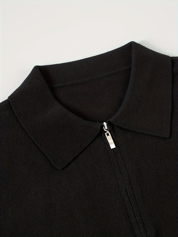 Theodore | Quarter-Zip Collared Sweater