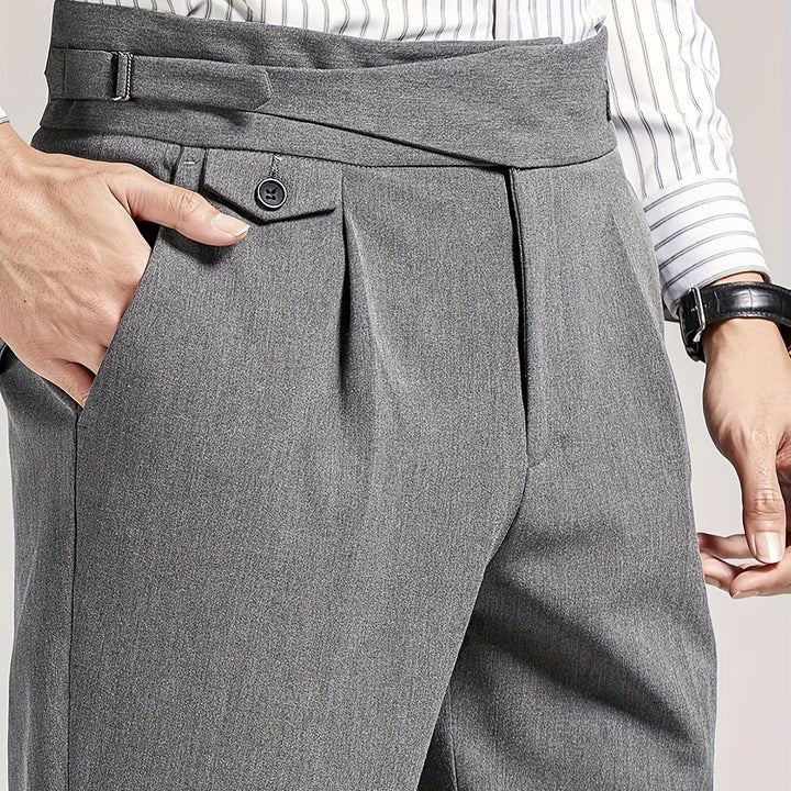 Xavier | Tailored Pleated Pants