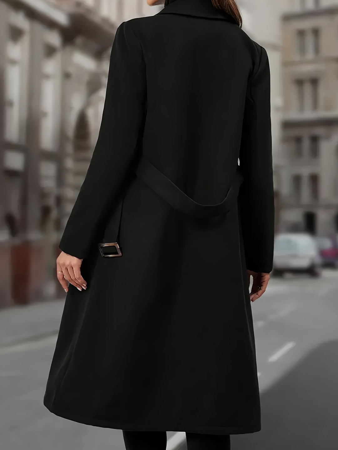 Genevra | Double-Breasted Longline Coat