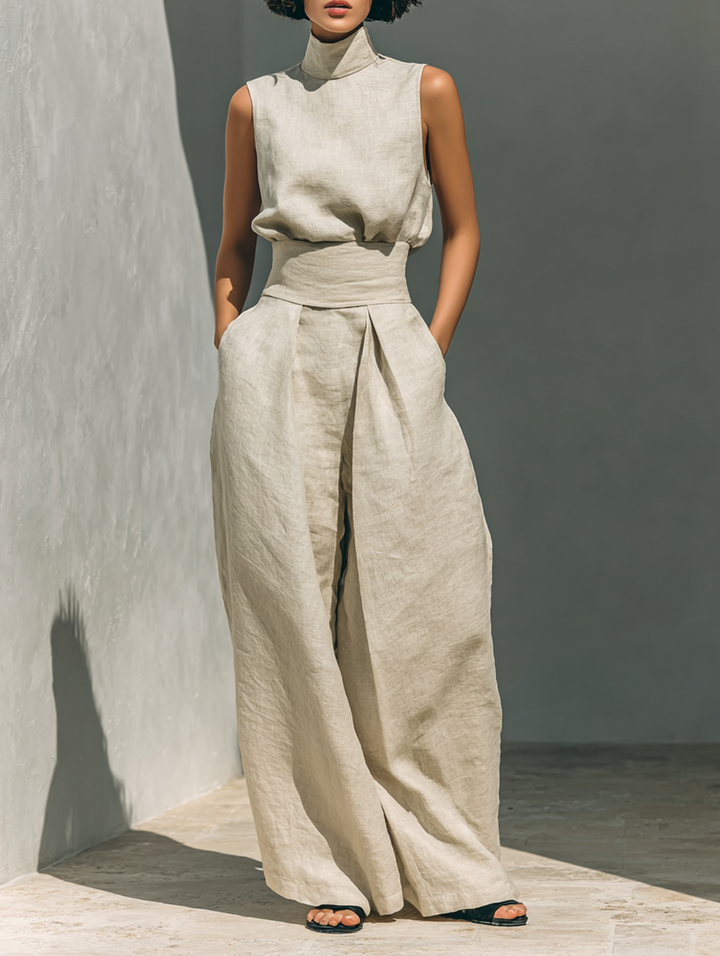 Maria | Stylish Tank Top and Loose Trousers Set