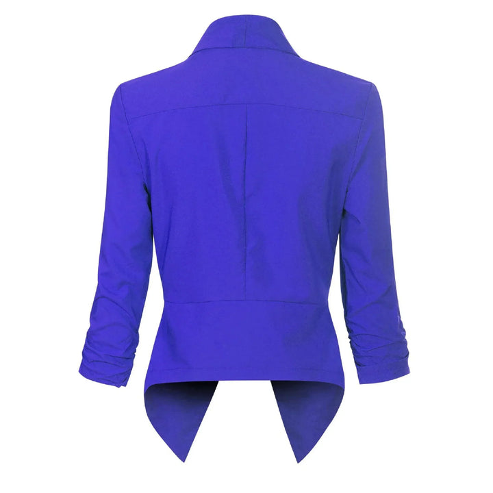 Vera | Open-Front Draped Blazer