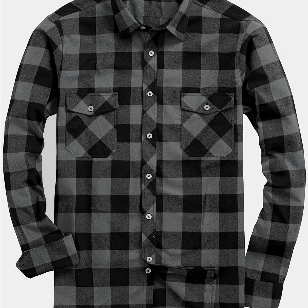 Grady | Classic Plaid Button-Up Shirt