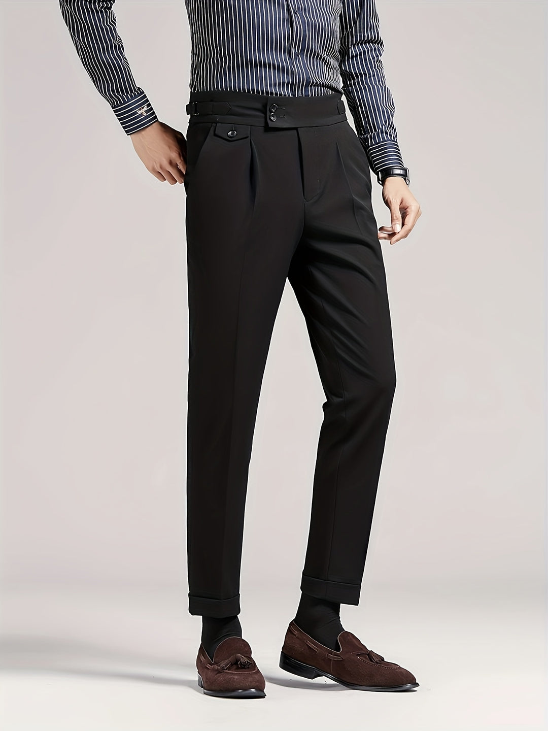 Reginald | Tailored Single-Pleat Pants