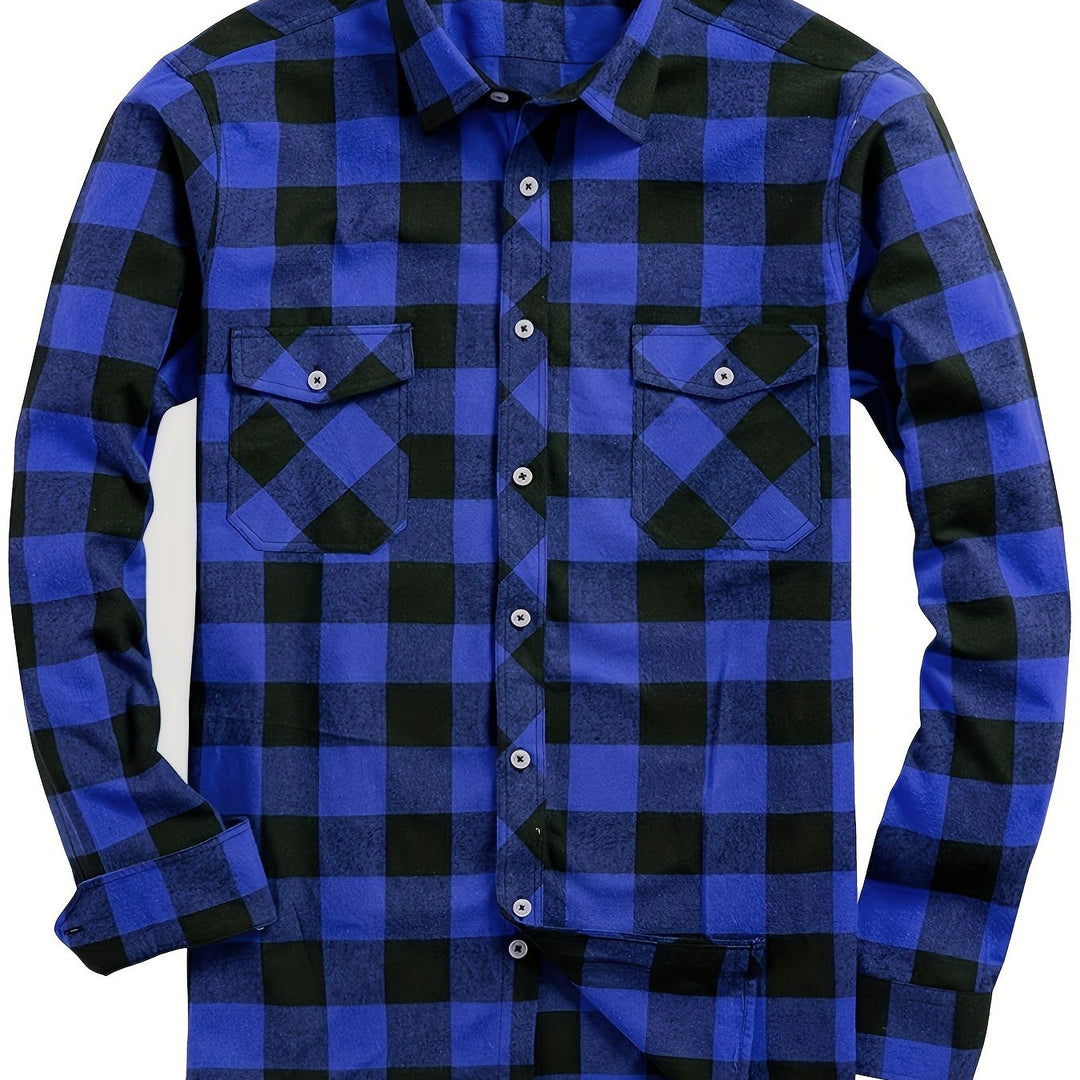 Grady | Classic Plaid Button-Up Shirt