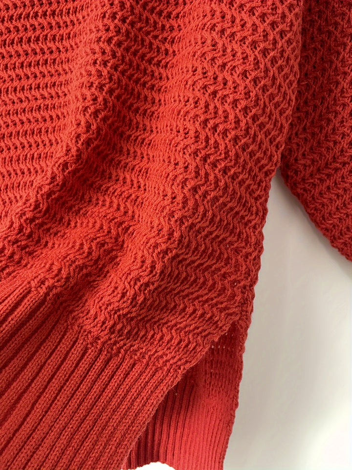 Imogen | High-Neck Textured Sweater