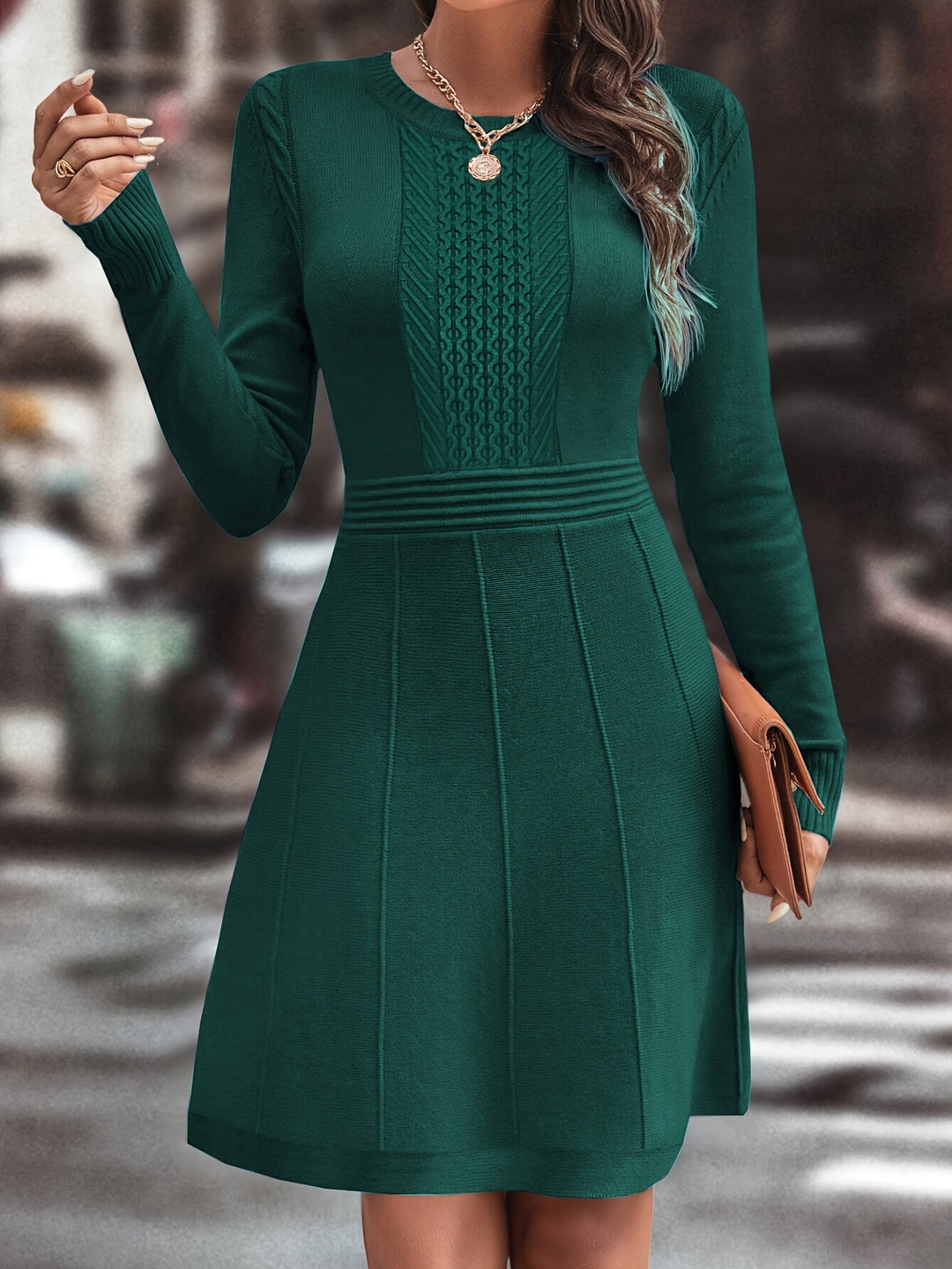 Rosalind | Refined A-Line Knit Dress