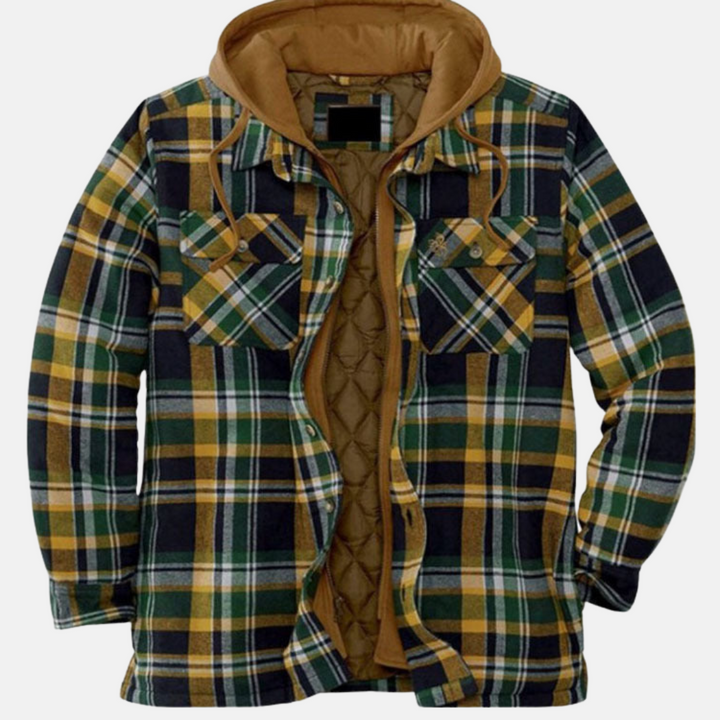Rowan | Rugged Hooded Plaid Jacket