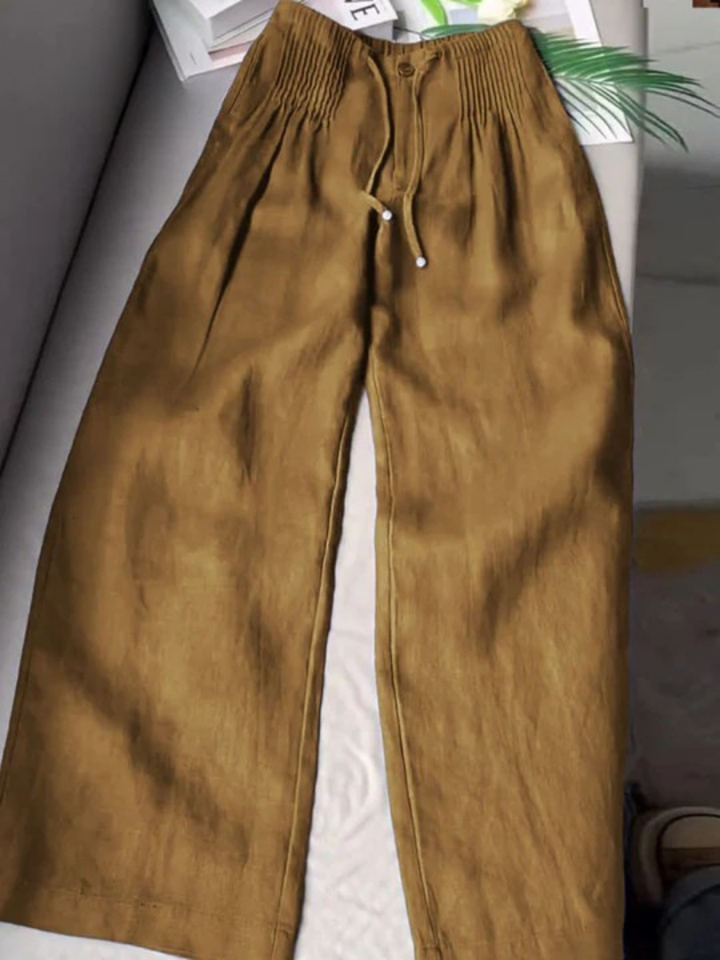 Bria | Elegant Wide Leg Lace Pants