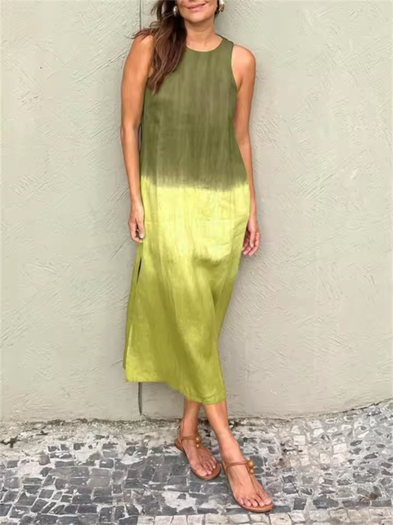 Pearl | Casual Sleeveless Round Neck Dress