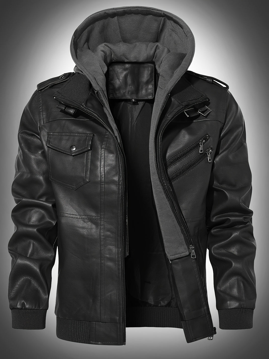 Beckett | Hooded Moto Jacket