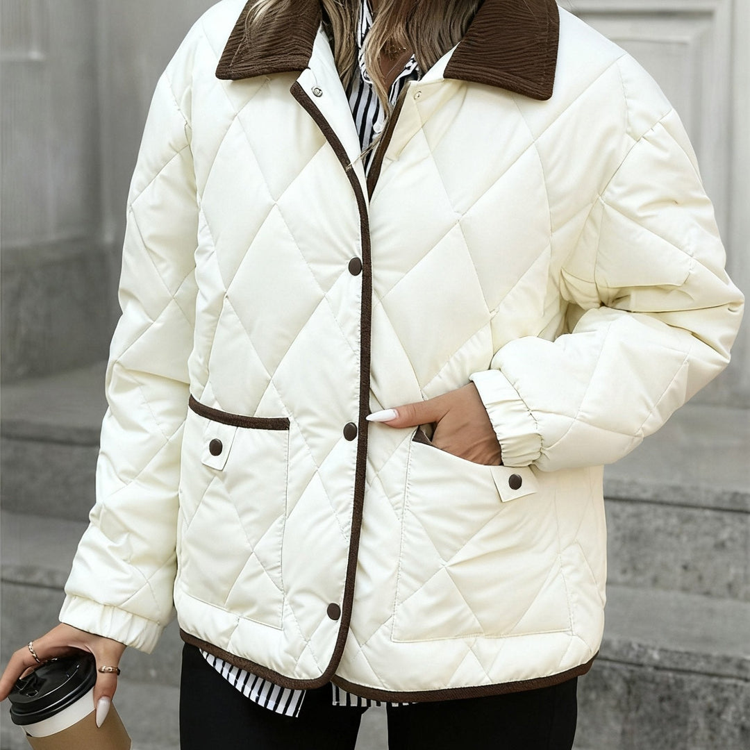 Rosalind | Quilted Diamond Padded Jacket