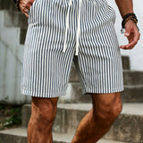 Miles | Striped Casual Shorts