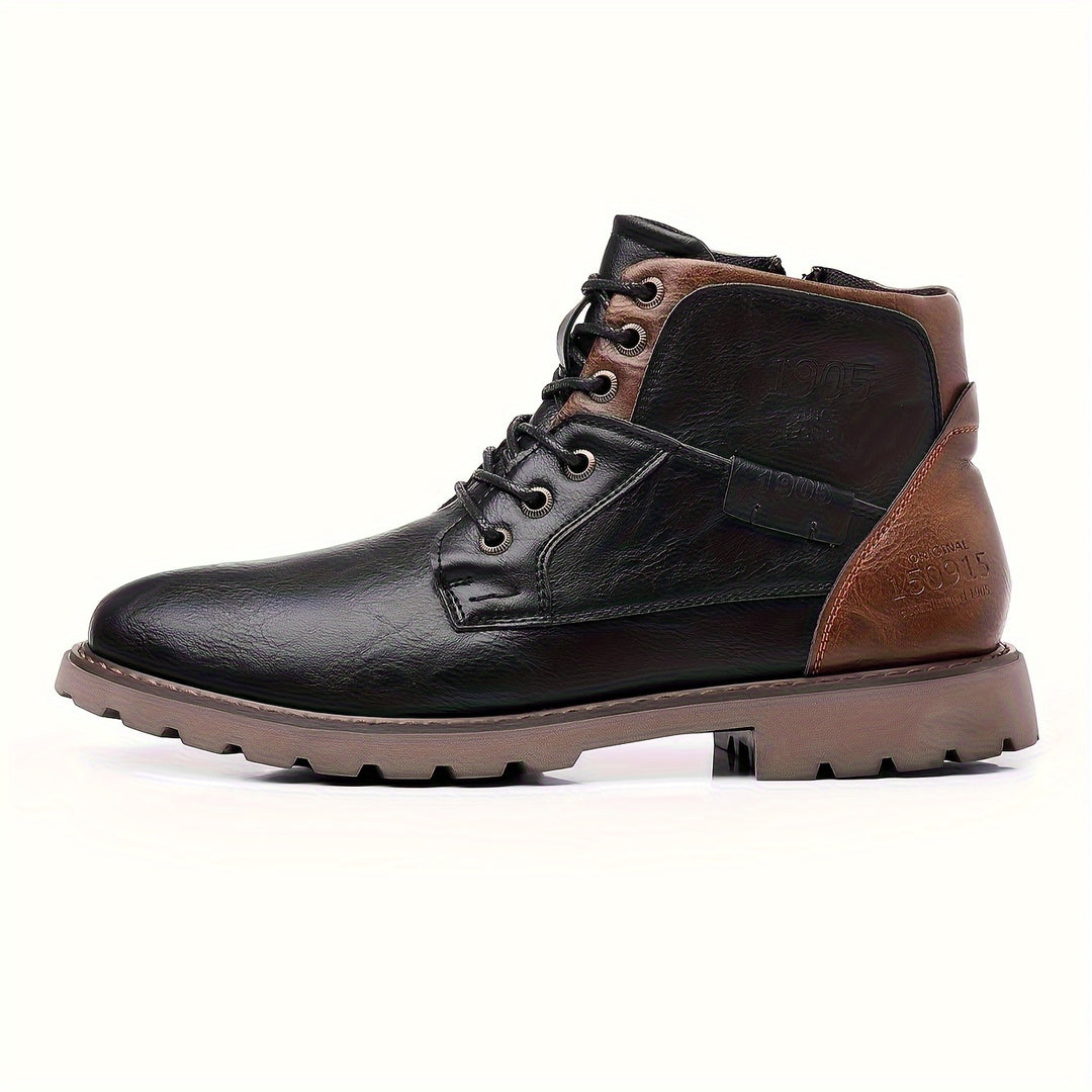 Cedric | Rugged Lace-Up Boots