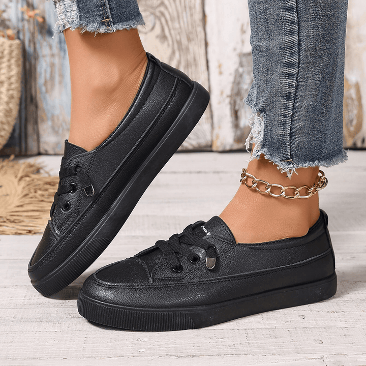 Natasha | Classic Orthopedic Insoles Laced Shoes
