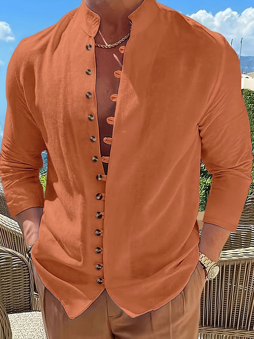 Troy | Stylish Retro Button Shirt