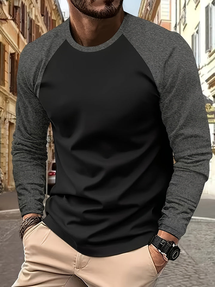 Bryson | Two-Tone Raglan Long Sleeve Shirt