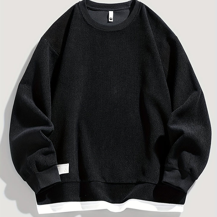 Brooks | Layered Crewneck Sweatshirt