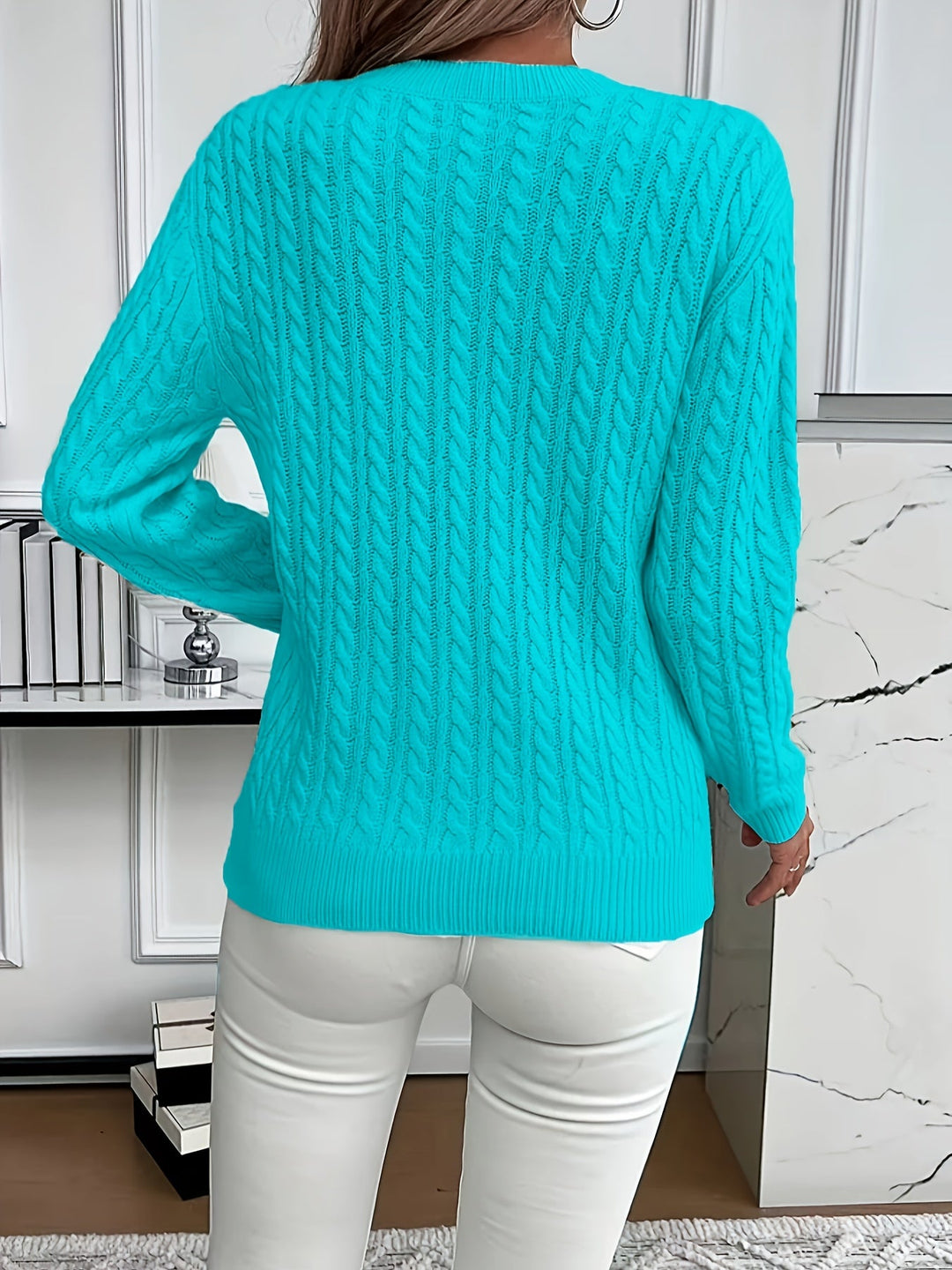 Heather | Cozy Cable-Knit Sweater