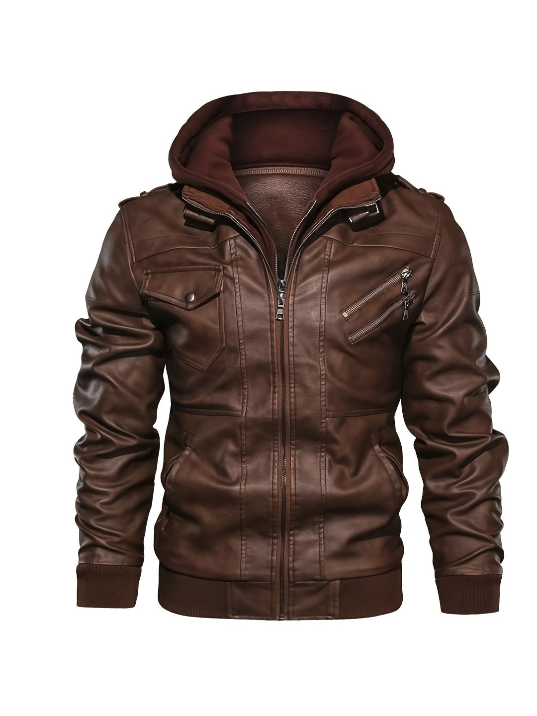 Rhys | Hooded Moto Jacket