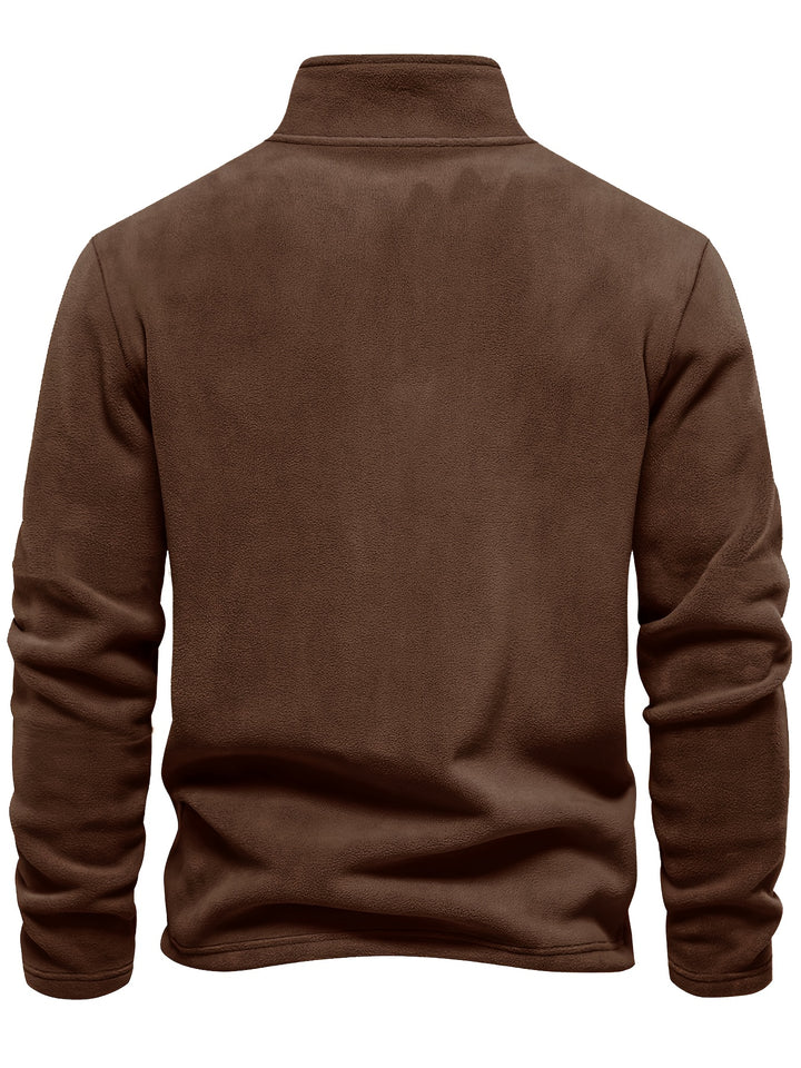 Roland | Stand-Collar Half-Zip Pullover