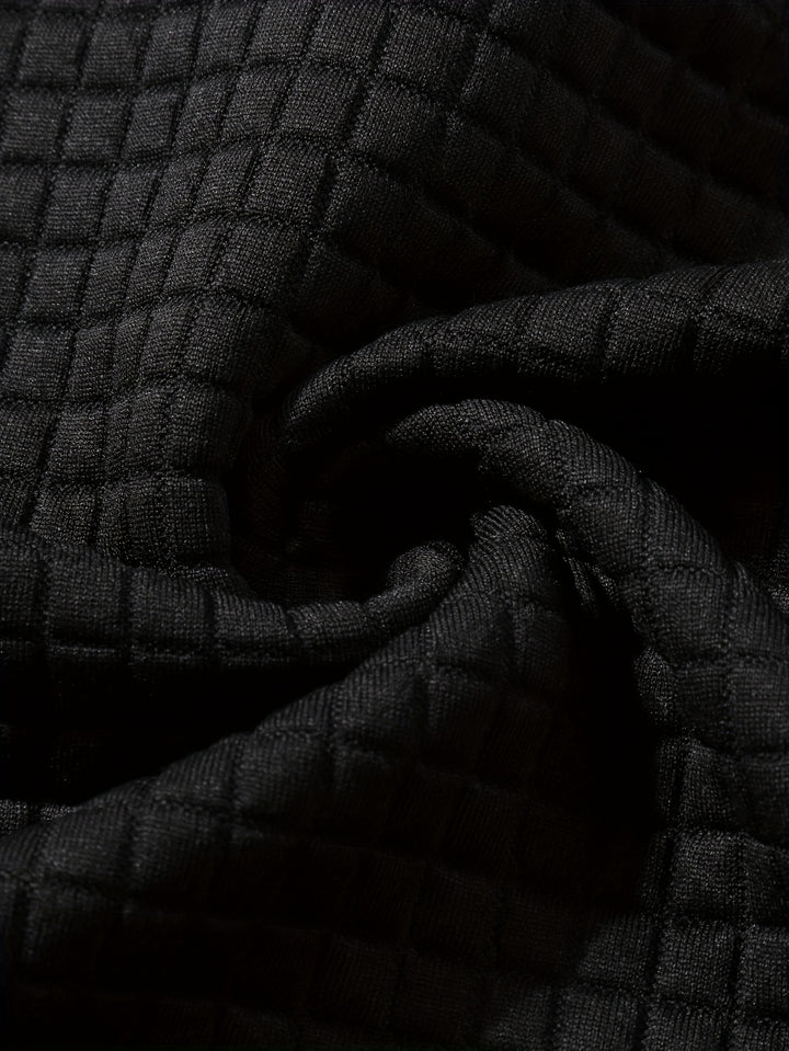 Russell | Textured Colour-Block Hoodie
