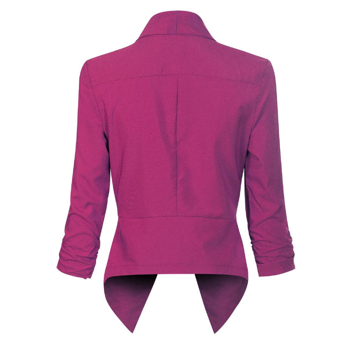 Vera | Open-Front Draped Blazer