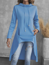Marlena | Relaxed High-Low Hooded Tunic