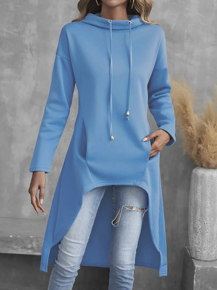 Marlena | Relaxed High-Low Hooded Tunic